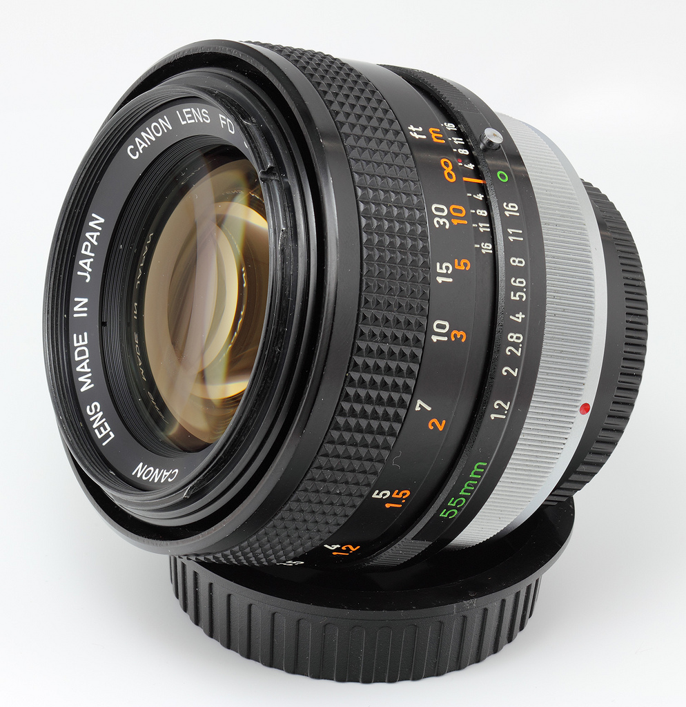 Canon FD 55mm f/1.2 S.S.C. Aspherical Lens (radioactive)