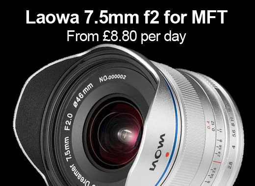 Laowa MFT 7.5mm f2 for hire