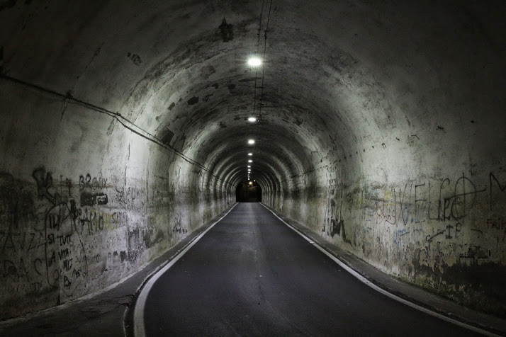 Tunnel in Sorrento, Italy - 2014