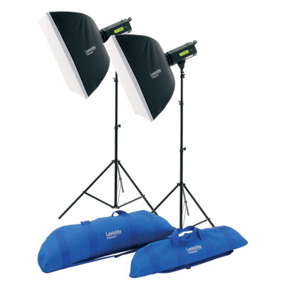 Lastolite Lumen8 400w Twin Head Softbox Kit