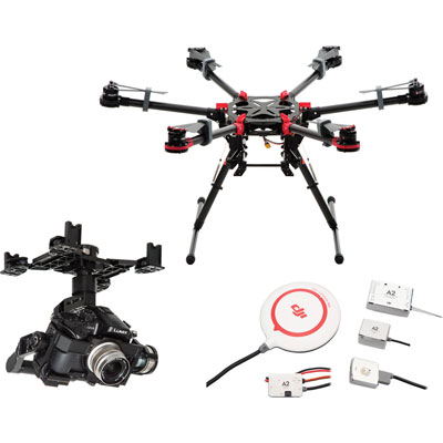 DJI Spreading Wings S900 Hexacopter Drone with A2 Flight Con