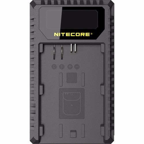 Nitecore USB Travel Charger for Canon LP-E6/N and LP-E8 Li