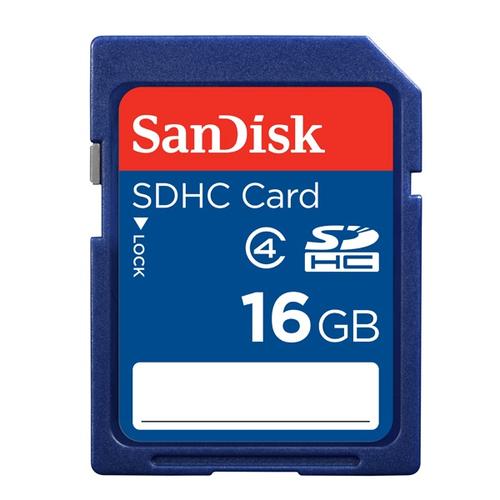 SanDisk 16GB SD Card (SDHC) - 4MB/s