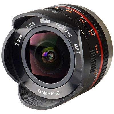 Samyang 7.5mm f/3.5 UMC Fisheye MFT Lens