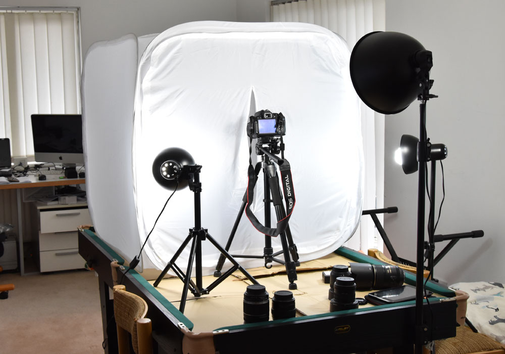 Studio Light Tent Kit for DIY prduct photography. Ideal for Ebay, Amazon or Ecommerce