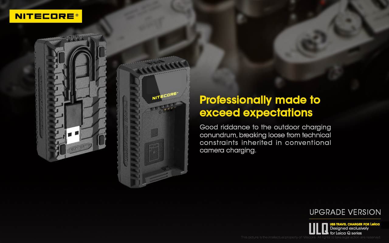 Leica BP-DC12 Charger information sheet