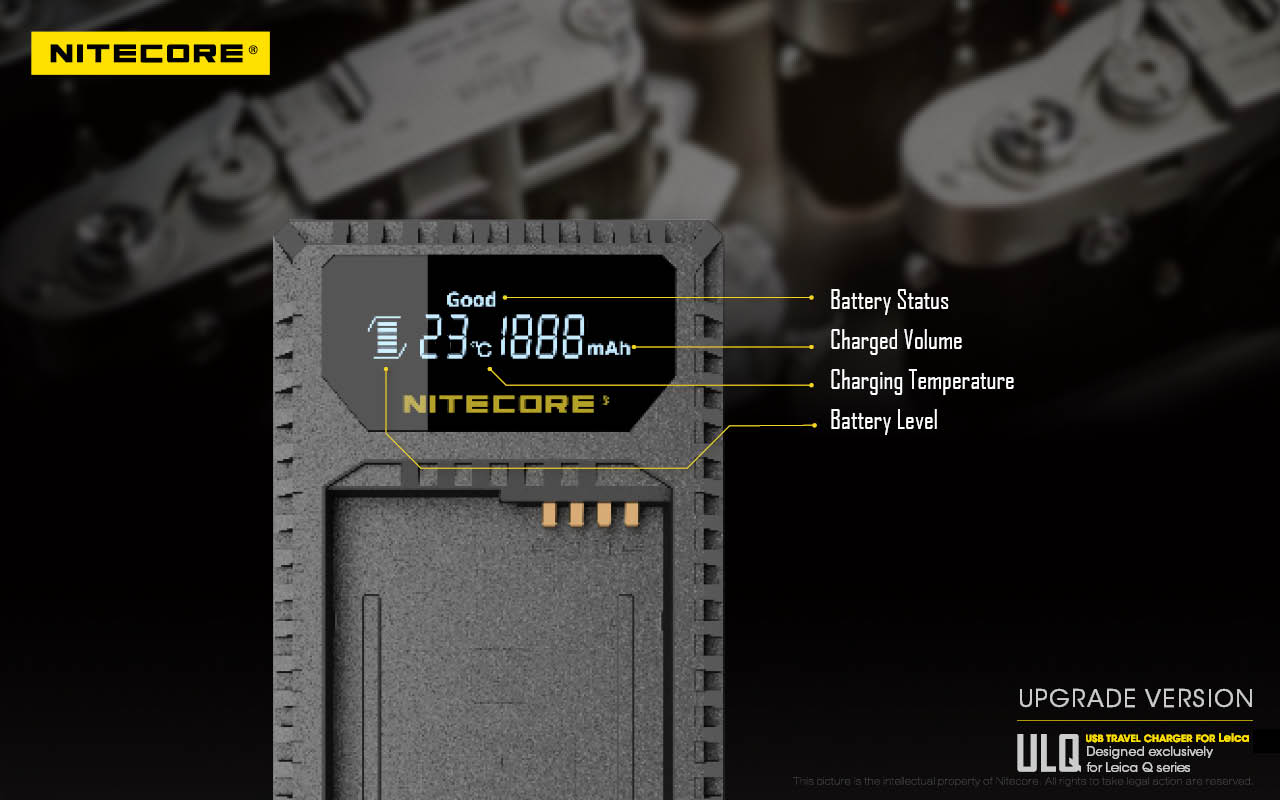 Leica BP-DC12 Charger information sheet