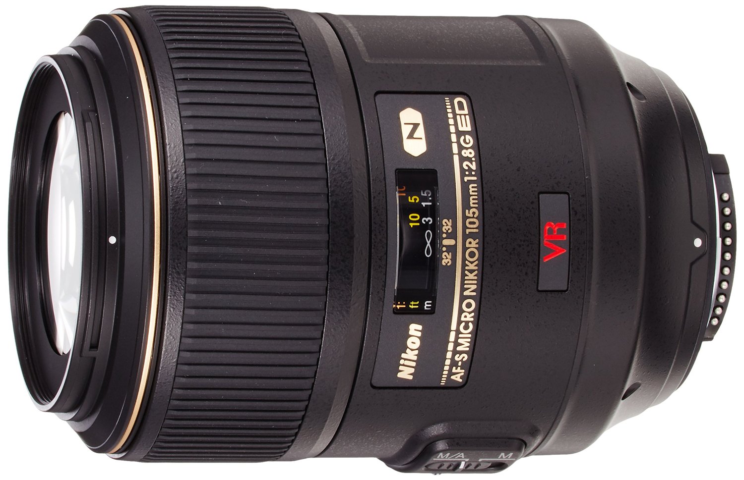Nikon 105mm f2.8 G AF-S VR IF ED Micro Nikkor Lens