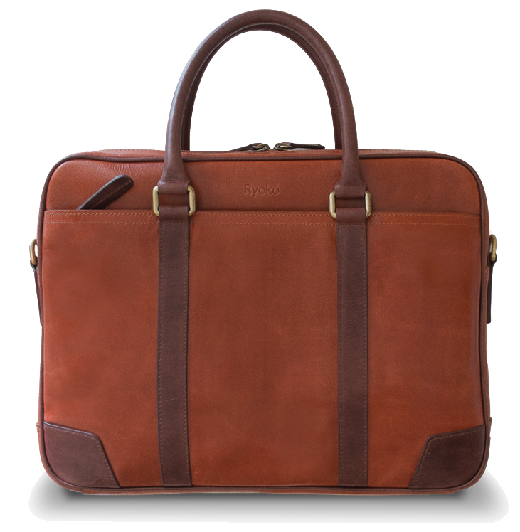 Wellington Brief and Laptop Case - Two Tone