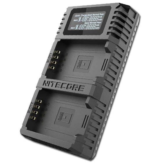 Nitecore USB Travel Charger for Fujifilm NP-T12