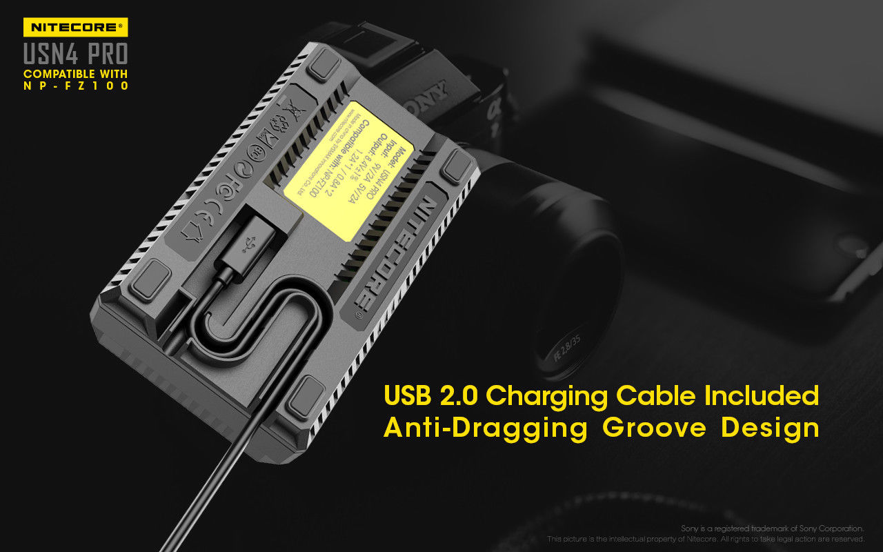 Nitecore USN4 Pro Sony Camera Charger