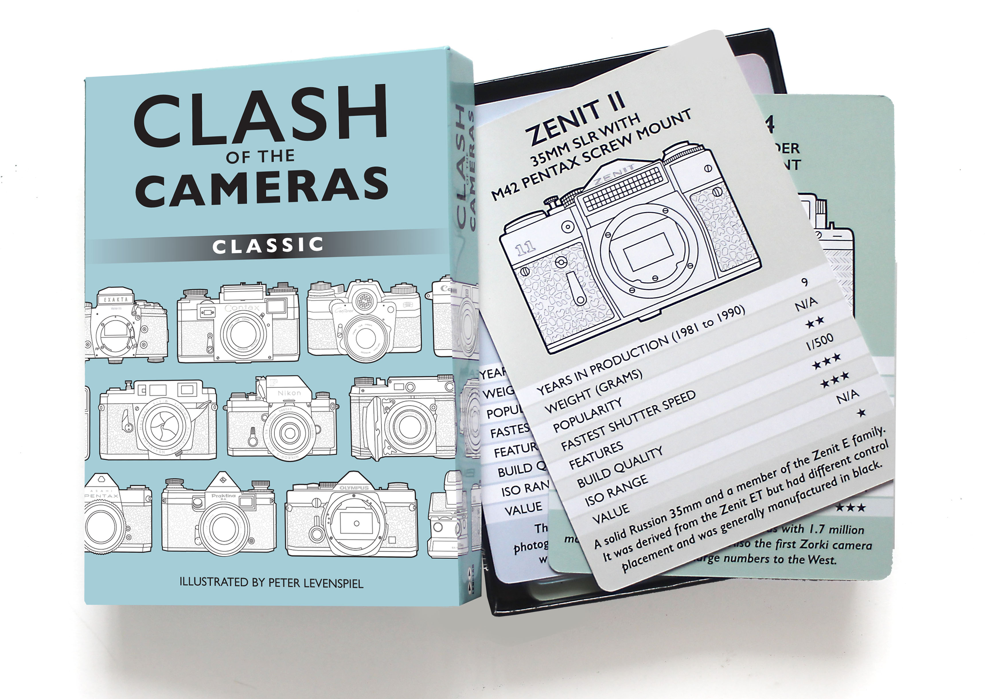 Clash of the Cameras - Classic: Top trumps card game