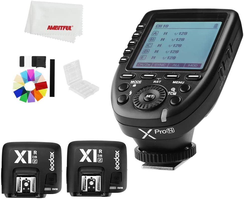 Xpro-N i-TTL II 2.4G X Wireless Remote Trigger with 2x X1R-N